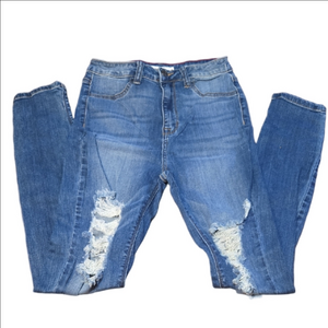 Cello Blue Distressed Women's Jeans Size 7